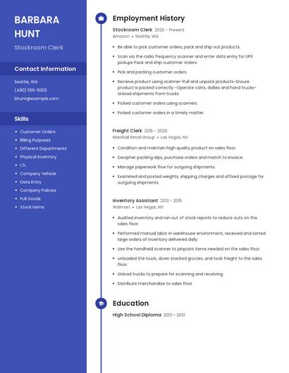 Resume example 5