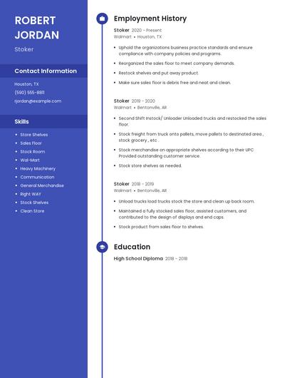 Stoker Resume