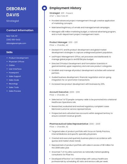 Resume example 4
