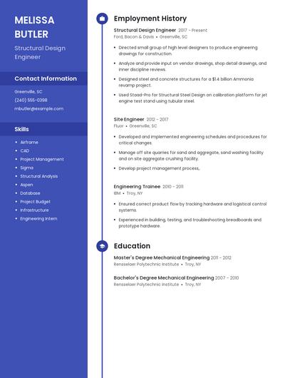 Resume example 4