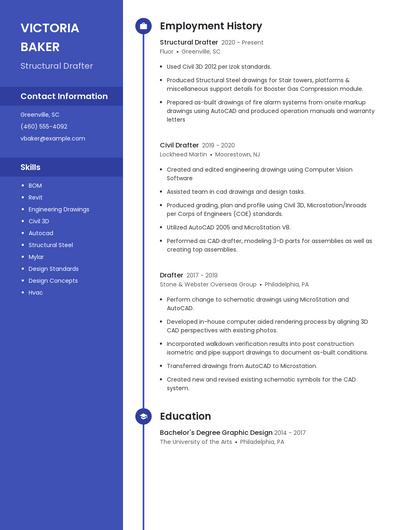 Structural Drafter Resume