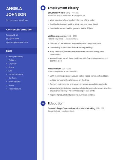 Resume example 5