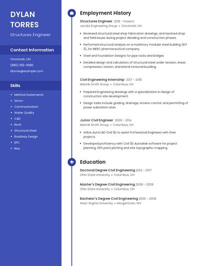 Resume example 4