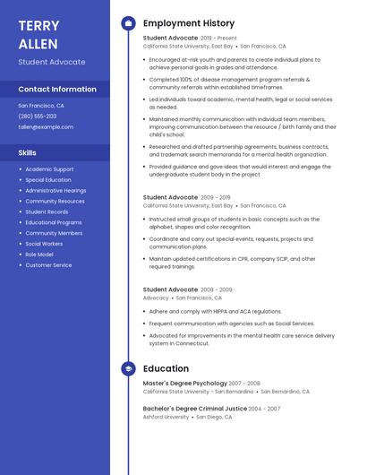Resume example 5