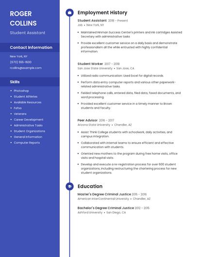 Resume example 4