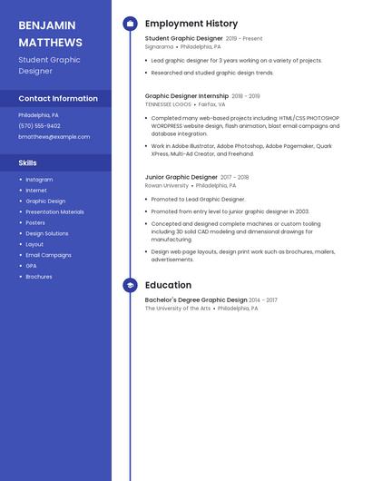 Resume example 5