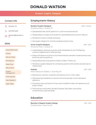 Resume example 3