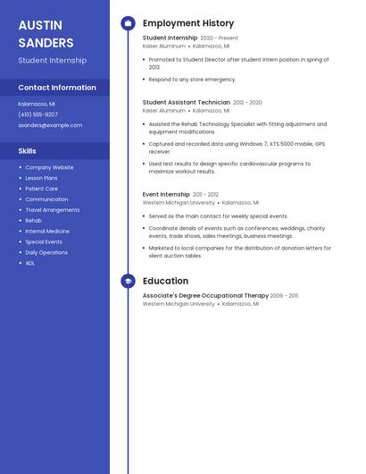 Resume example 5