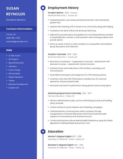 Resume example 4