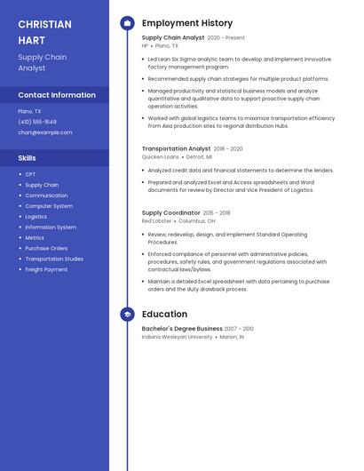 Resume example 4