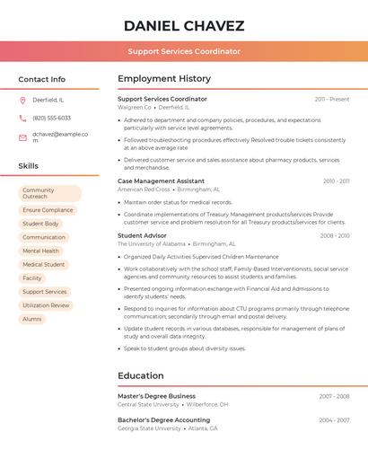 Resume example 3