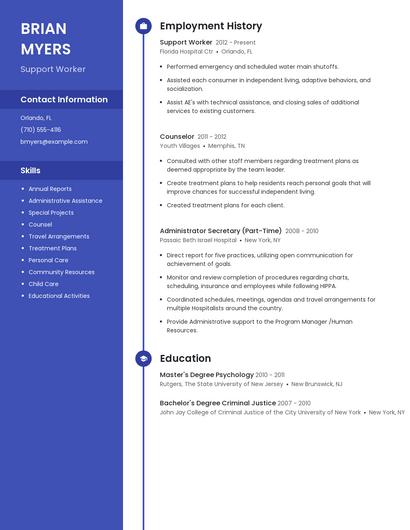 Resume example 5