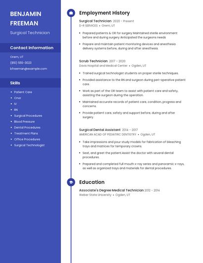 Resume example 5
