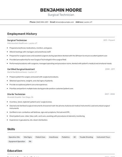 Resume example 2
