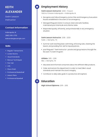 Resume example 5