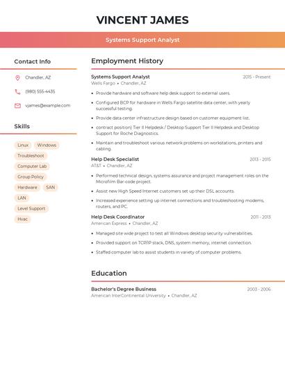 Resume example 3