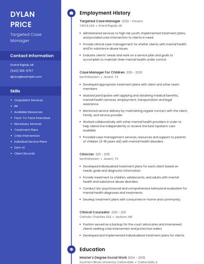 Resume example 5