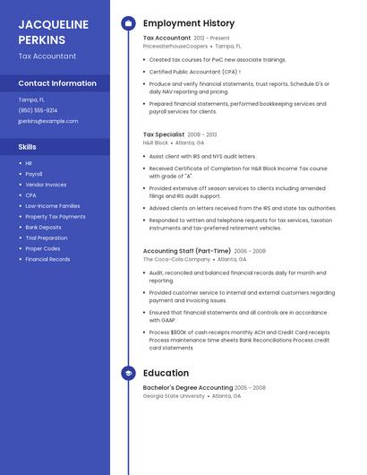 Resume example 4