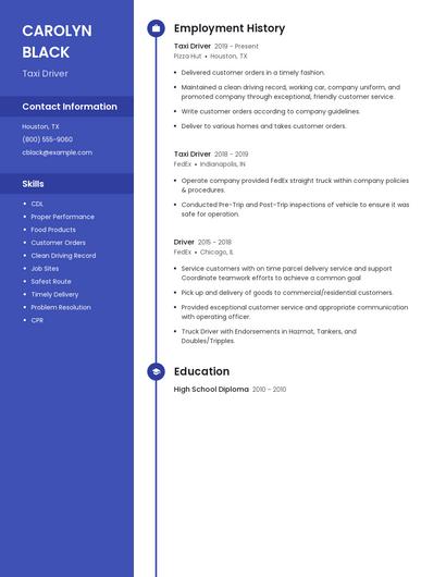 Resume example 4