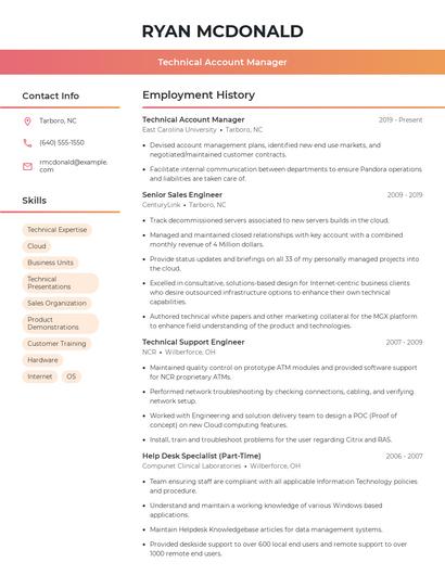 Resume example 3