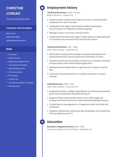 Technical Illustrator Resume