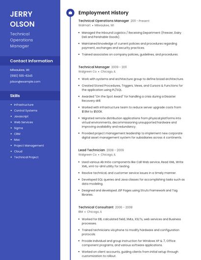 Resume example 5