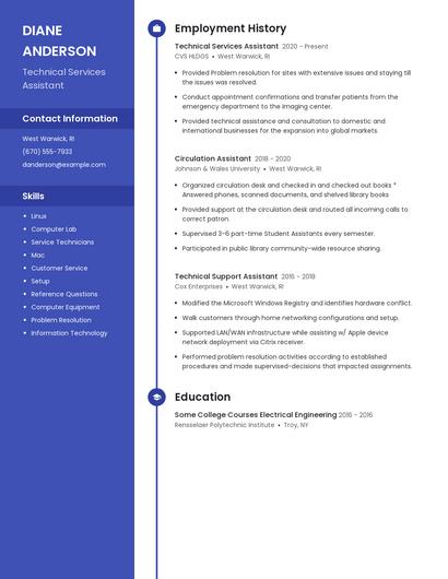 Resume example 5