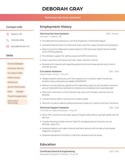 Resume example 3