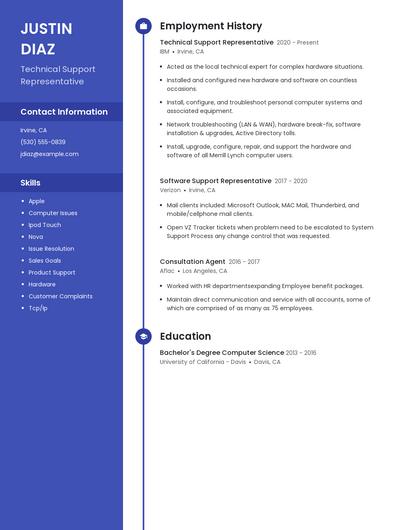Resume example 4