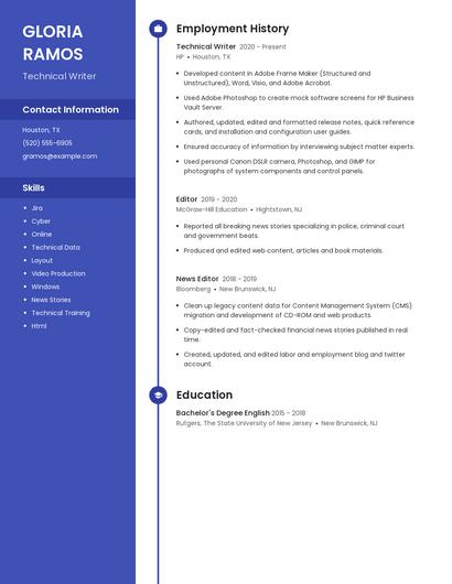 Resume example 4