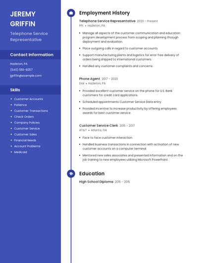 Resume example 5