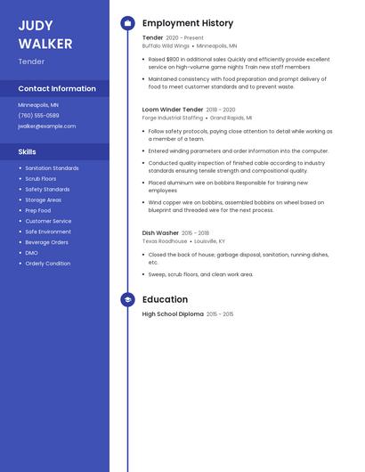 Resume example 4