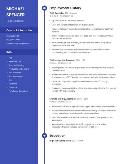 Resume example 4