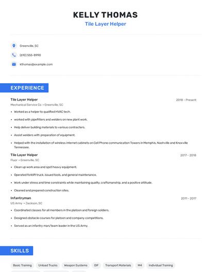 Tile Layer Helper Resume