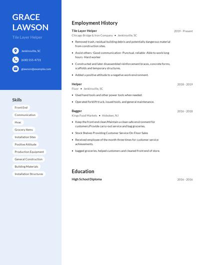 Tile Layer Helper Resume