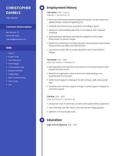 Resume example 5