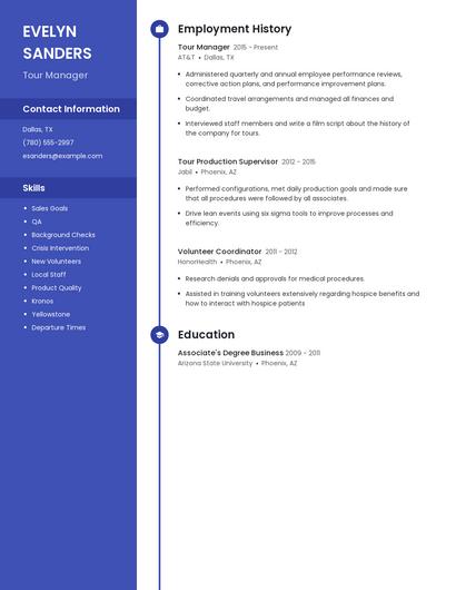 Resume example 5
