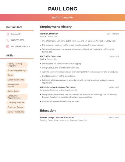 Resume example 3
