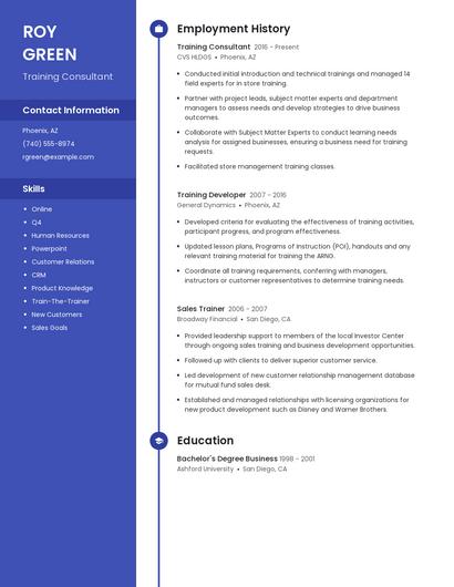 Resume example 4