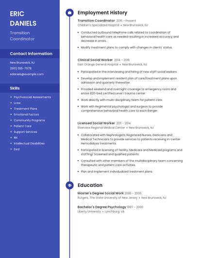 Resume example 5