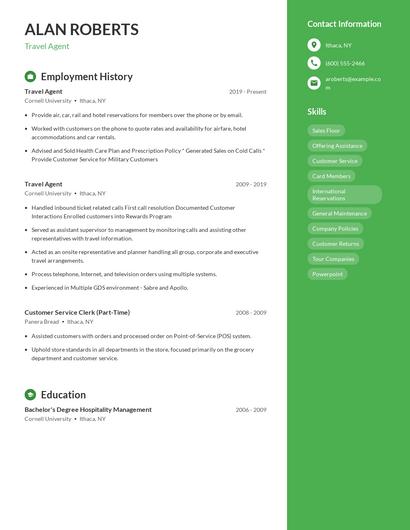 Resume example 5