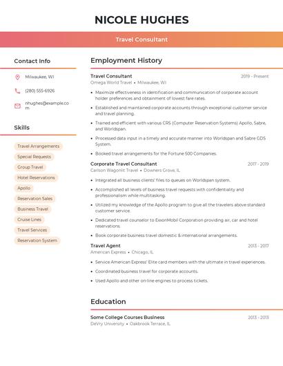 Resume example 3