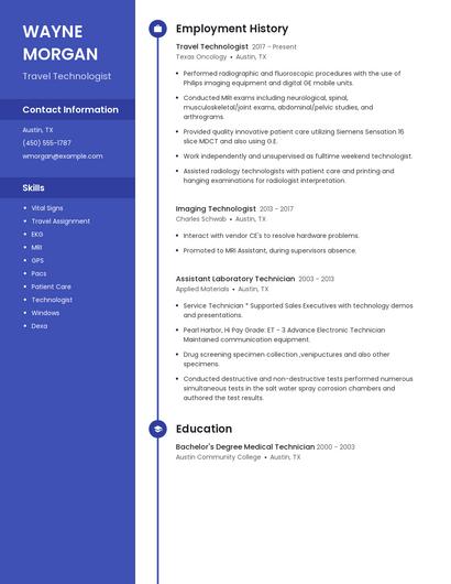 Travel Technologist Resume