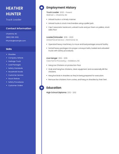 Resume example 5