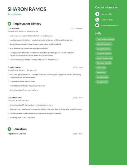 Resume example 4