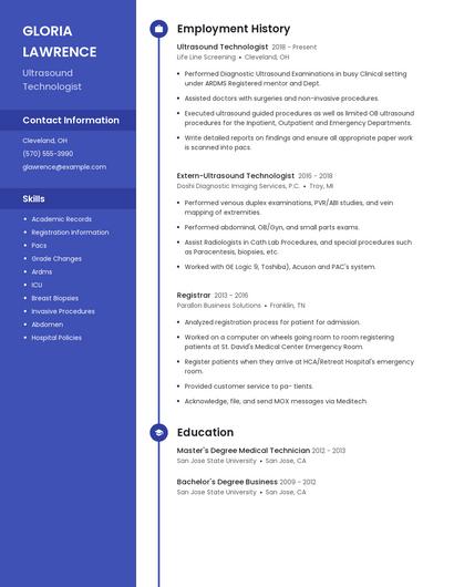 Resume example 4