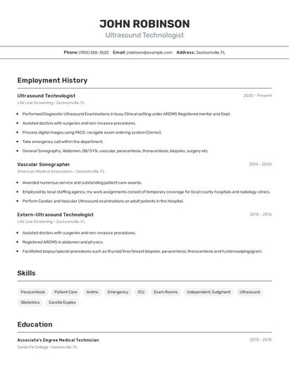 Resume example 2