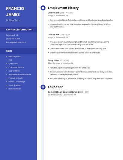 Resume example 5