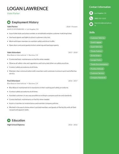 Resume example 4