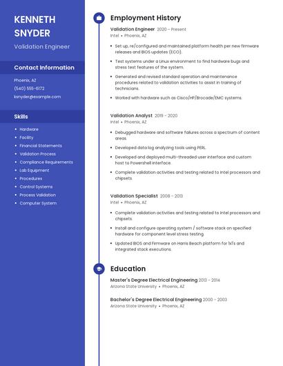 Resume example 4